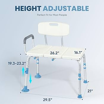 Amazon.com: OasisSpace 400lb Tub Transfer Bench for Bathtub